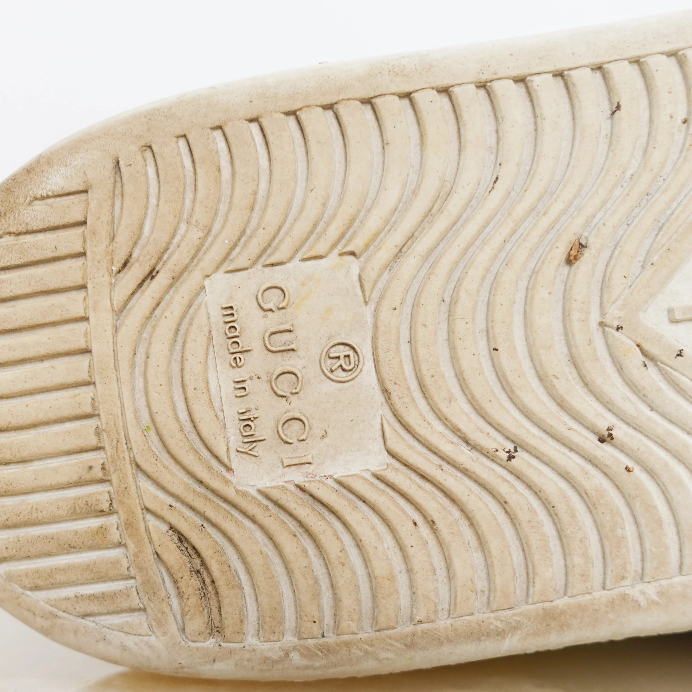 Aced ‘Loved’ leather trainers RRP £625