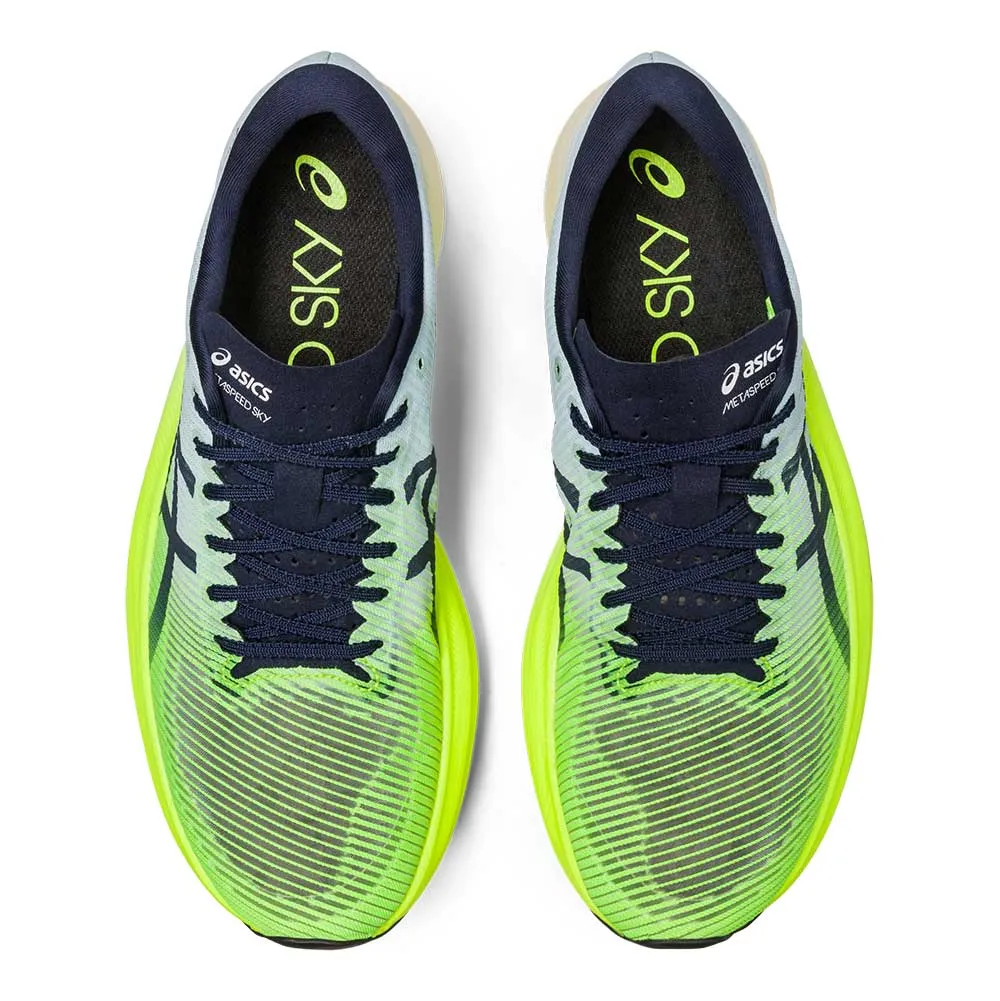 All Gender Metaspeed Sky  Running Shoe - Hazard Green/Sky - Regular (D)