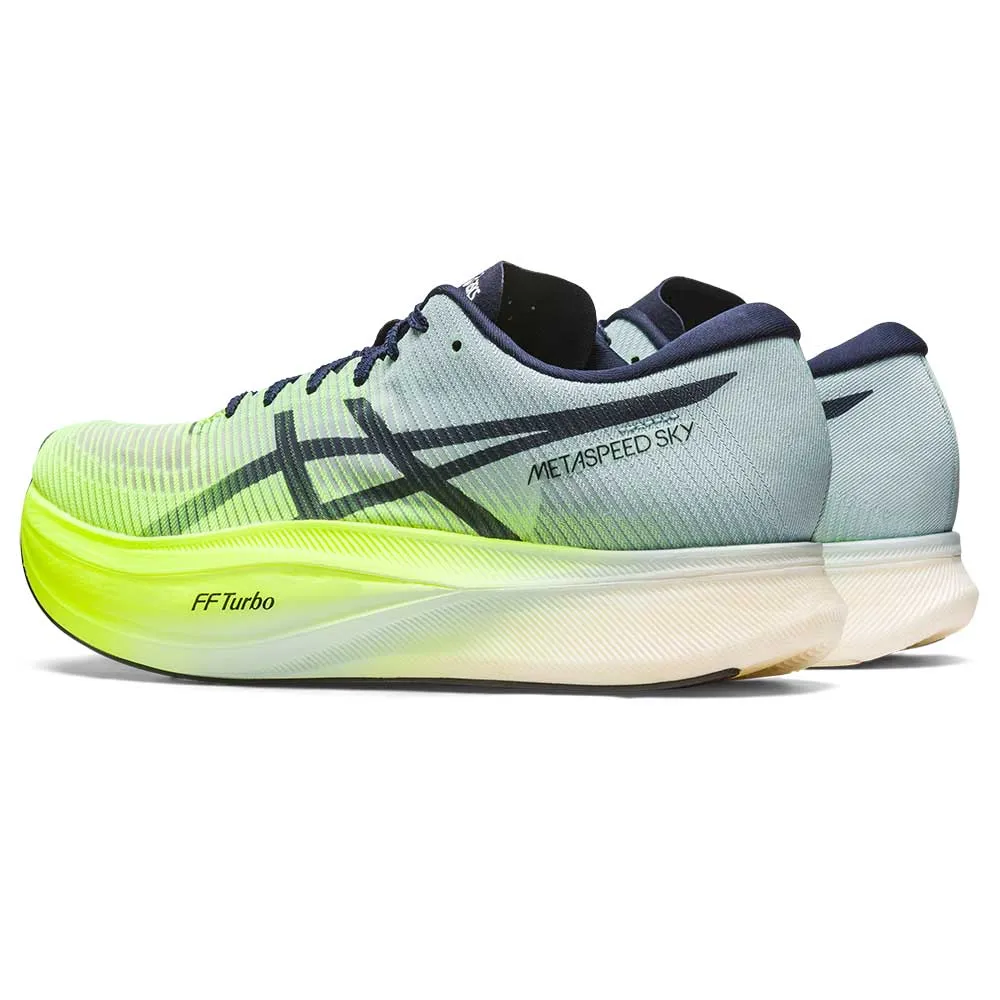 All Gender Metaspeed Sky  Running Shoe - Hazard Green/Sky - Regular (D)