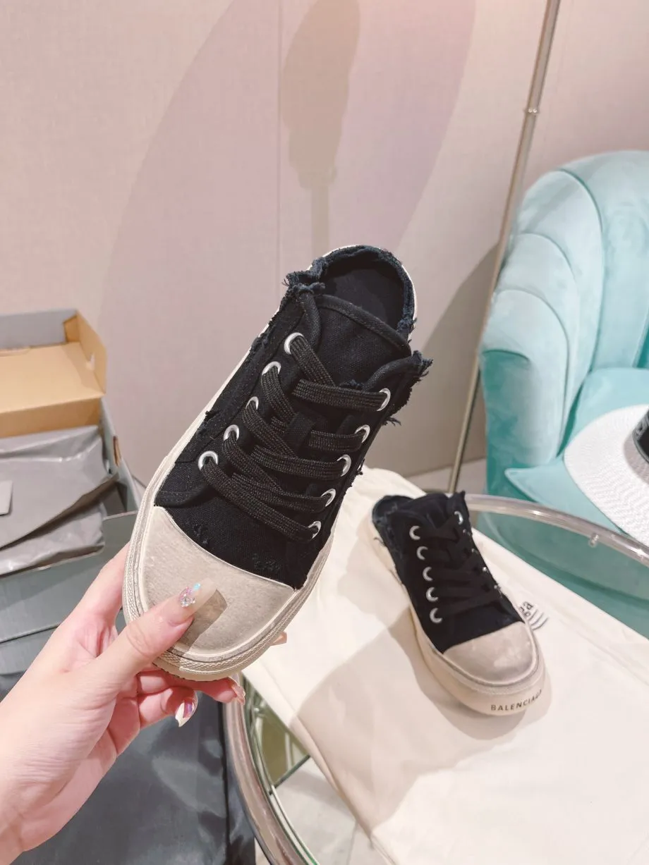BA Paris Trainers Mule Black For Women