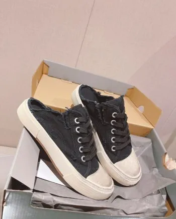 BA Paris Trainers Mule Black For Women