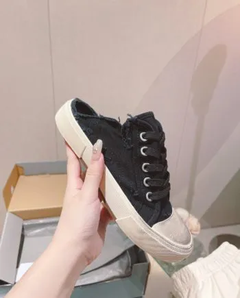 BA Paris Trainers Mule Black For Women