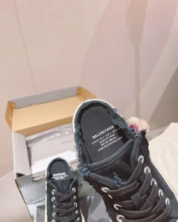 BA Paris Trainers Mule Black For Women