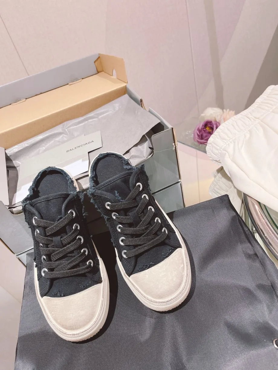 BA Paris Trainers Mule Black For Women