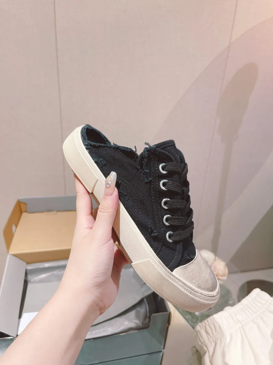 BA Paris Trainers Mule Black For Women