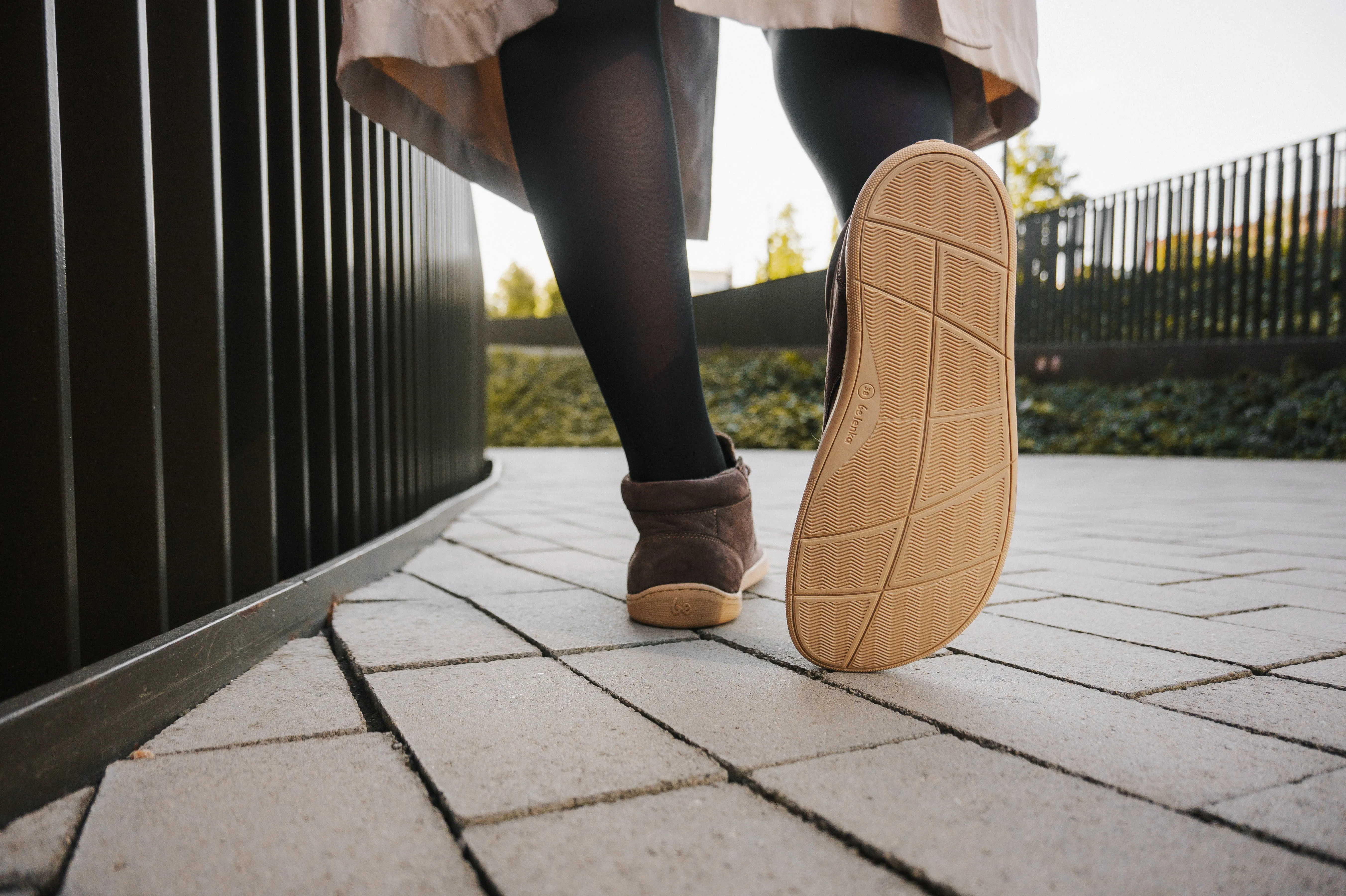 Barefoot Shoes - Be Lenka - Synergy - Fleece - Chocolate & Beige