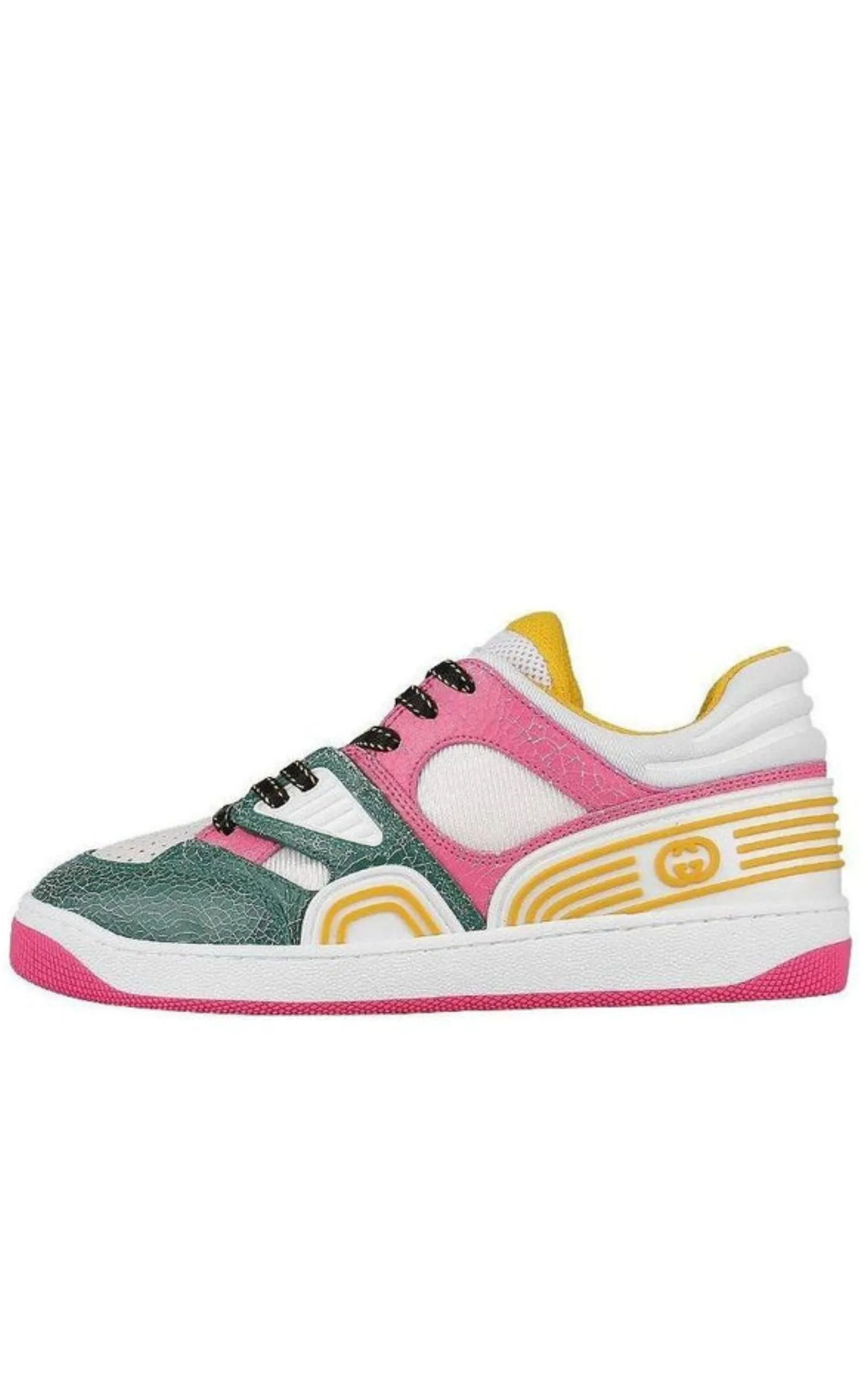 Basket Panelled Sneakers