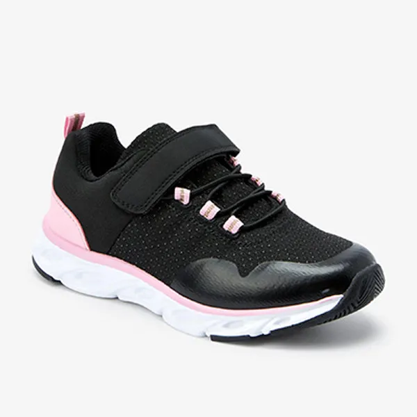 Black /Pink Runner Trainers (Older Girls)