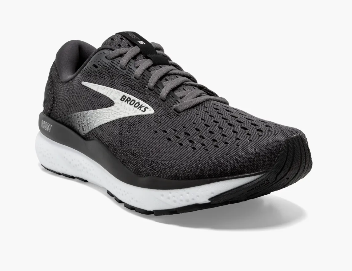 Brooks Mens Ghost 16 - Black/Grey/White (1104181D090)