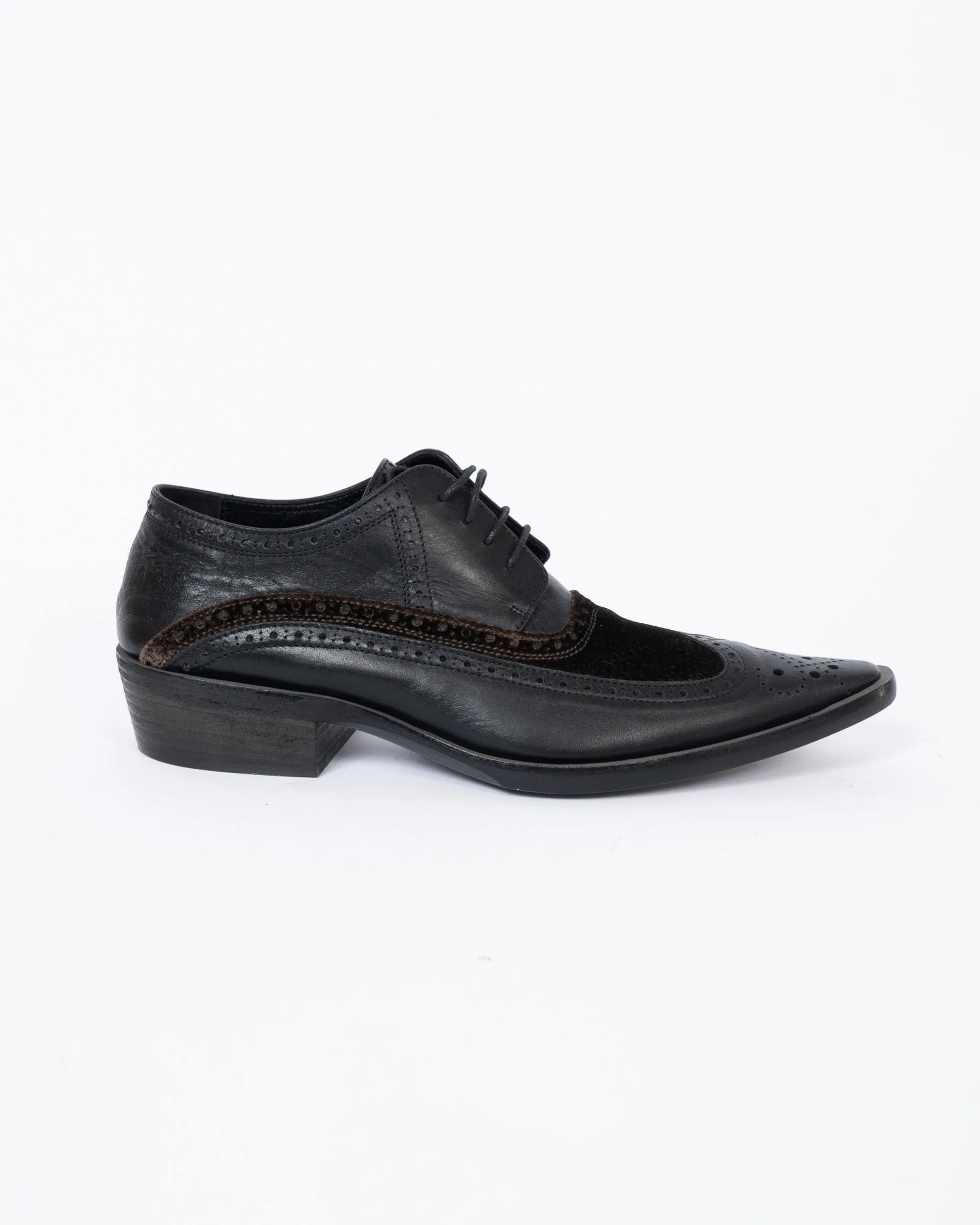 Brown Velvet Derbies