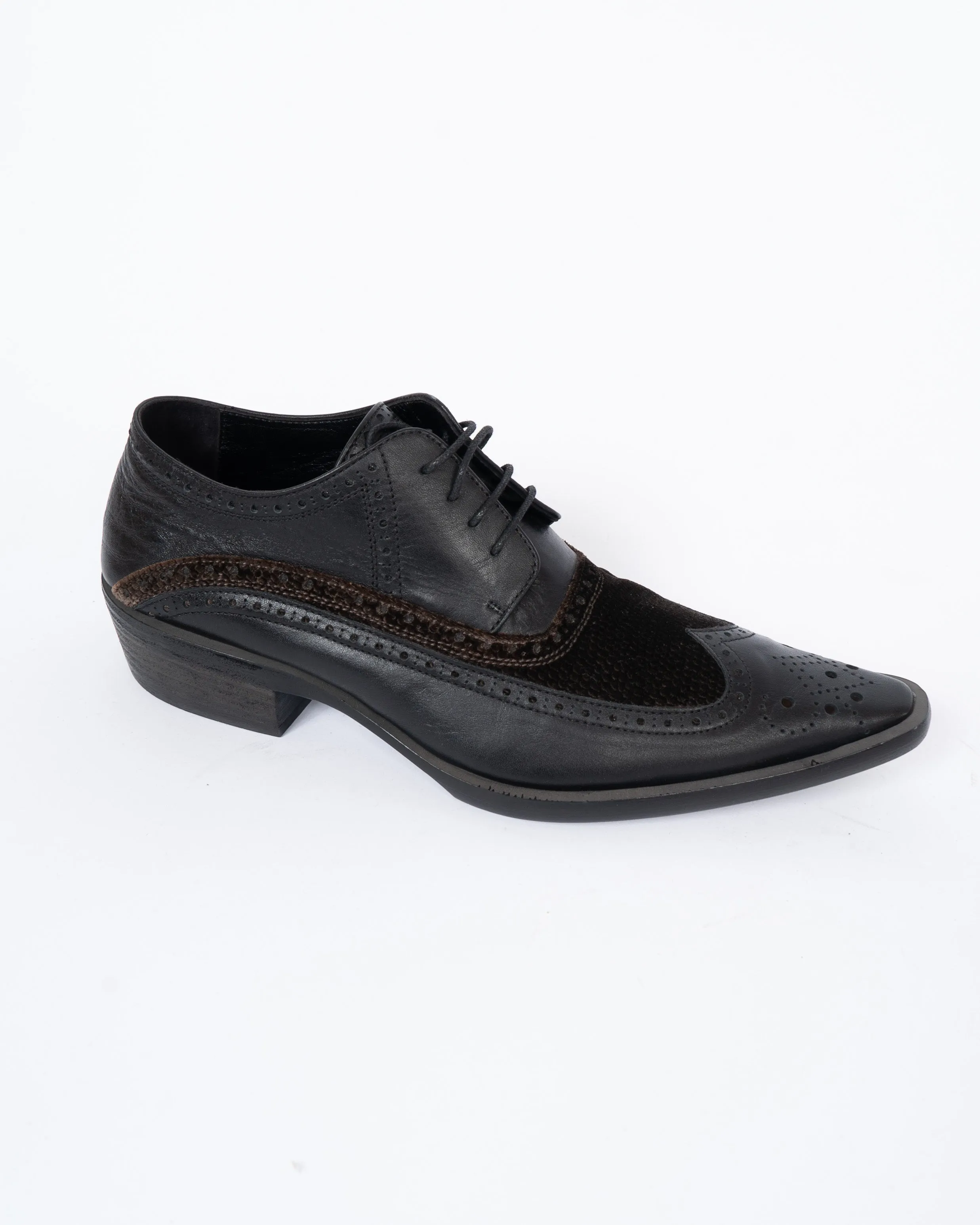 Brown Velvet Derbies