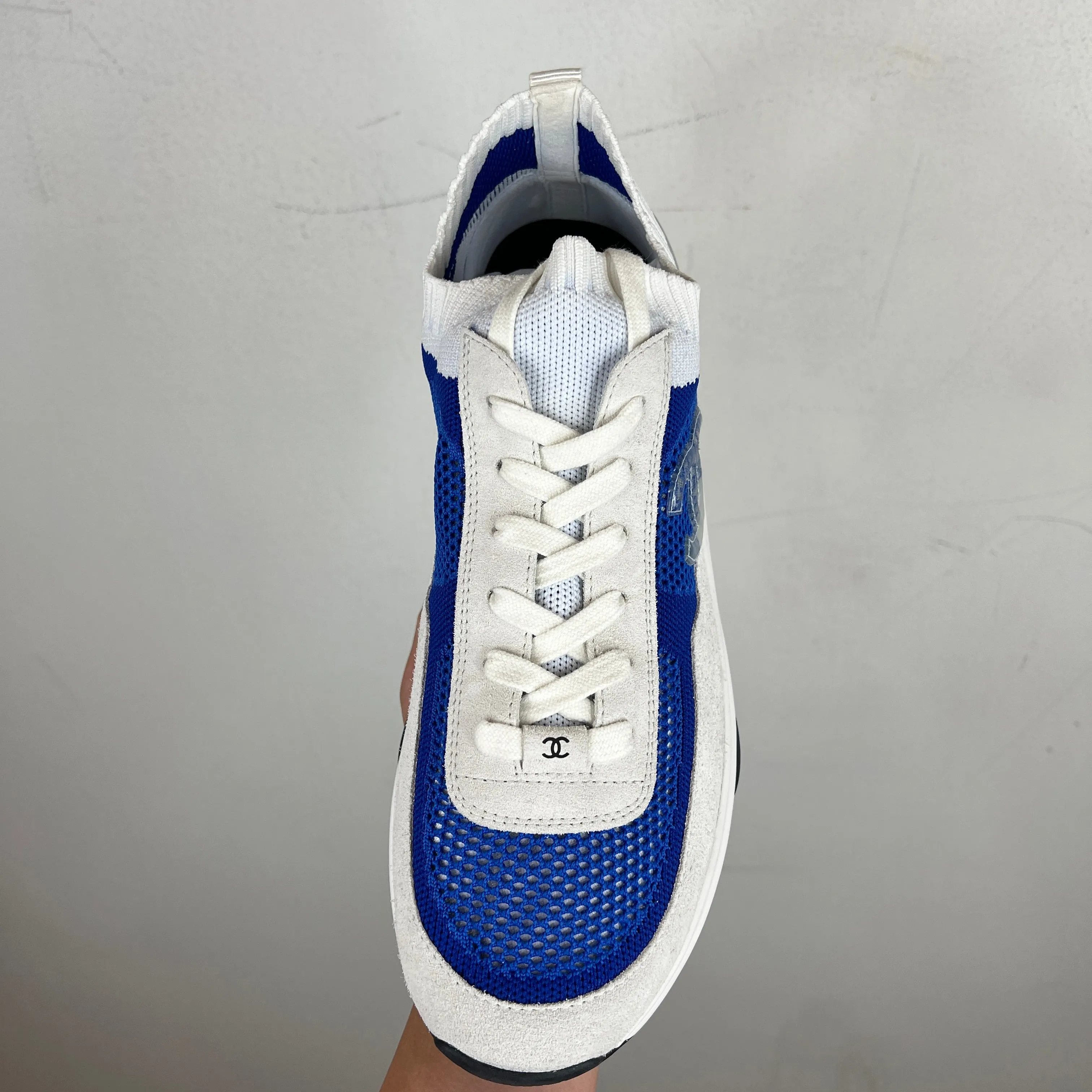 Chanel Suede Sock Runners