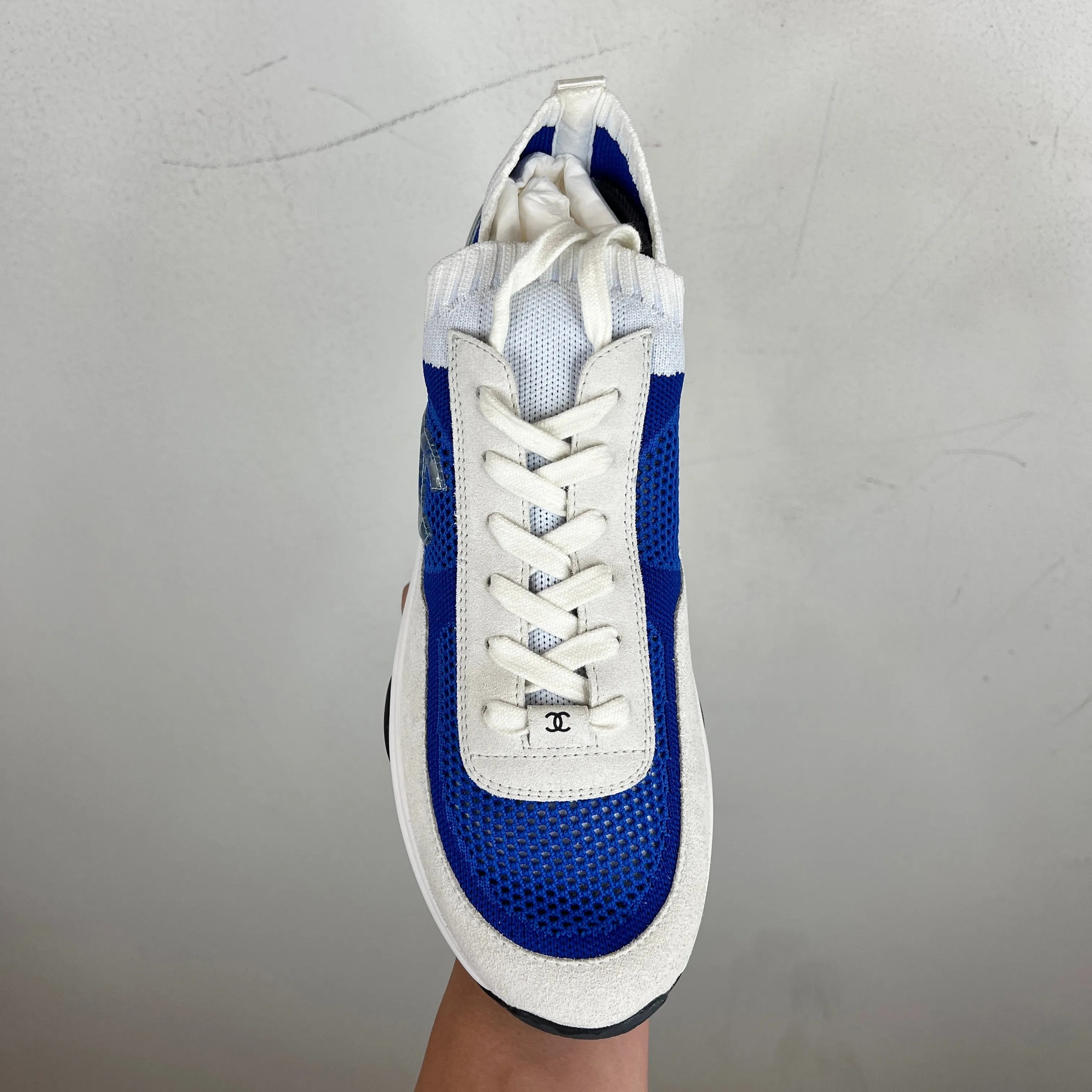 Chanel Suede Sock Runners