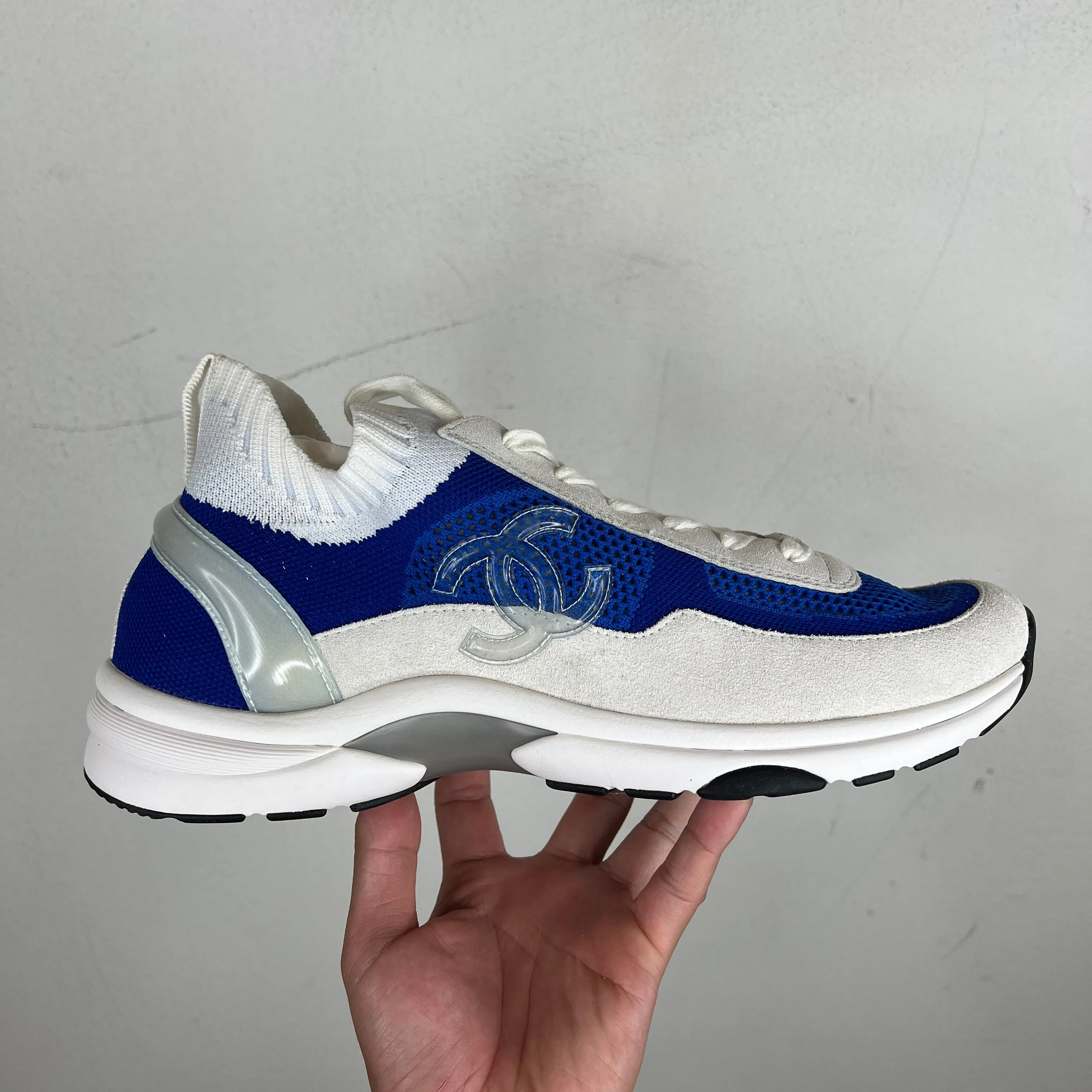 Chanel Suede Sock Runners