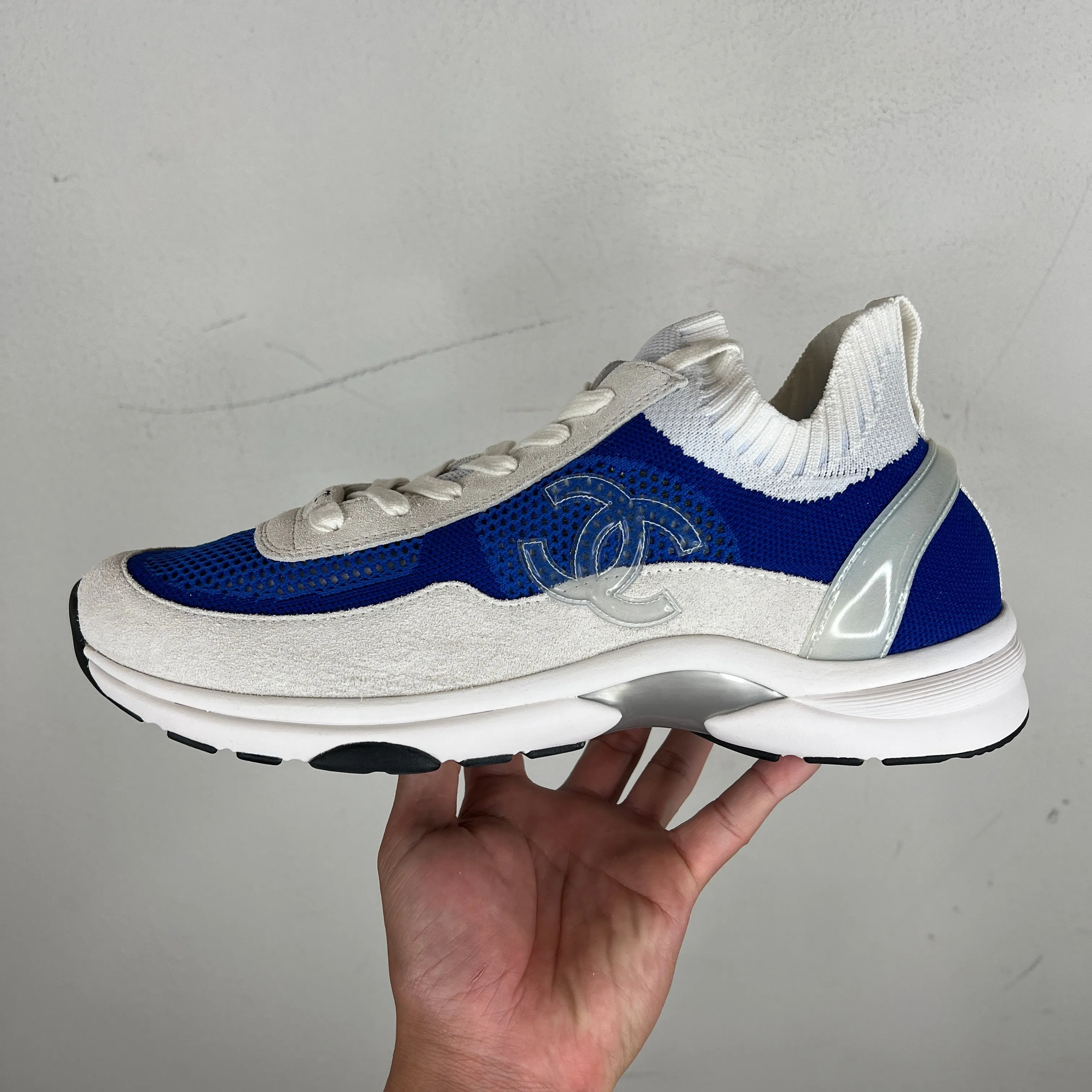 Chanel Suede Sock Runners