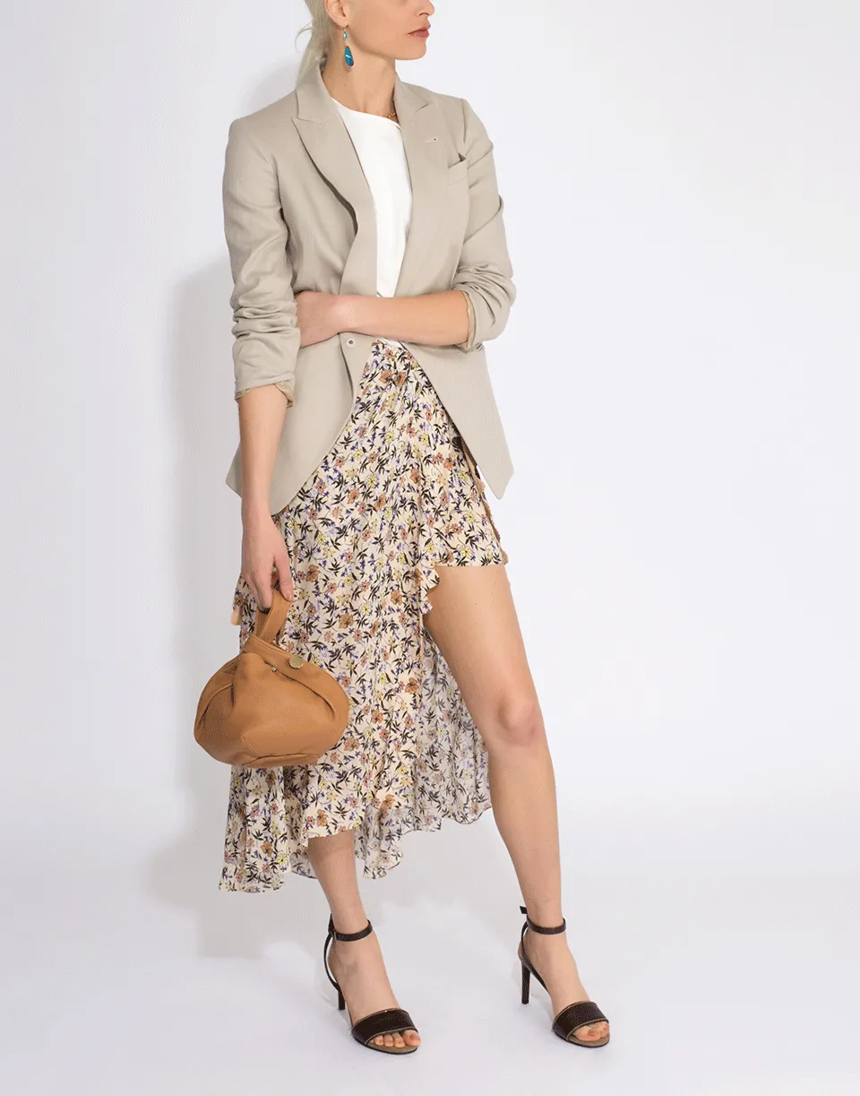 Chevron One Button Jacket
