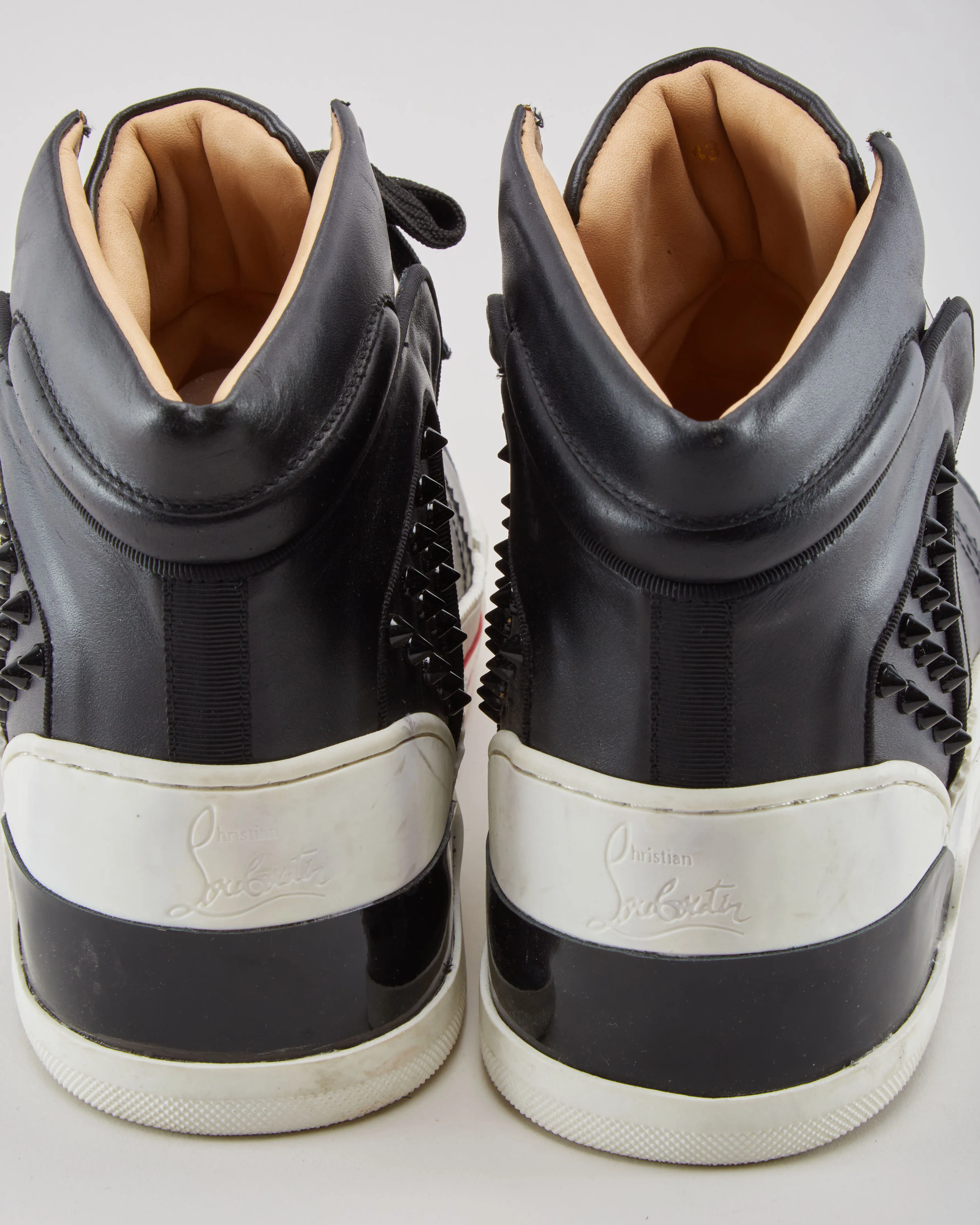 Christian Louboutin Black Leather Shoes - Mens UK 9