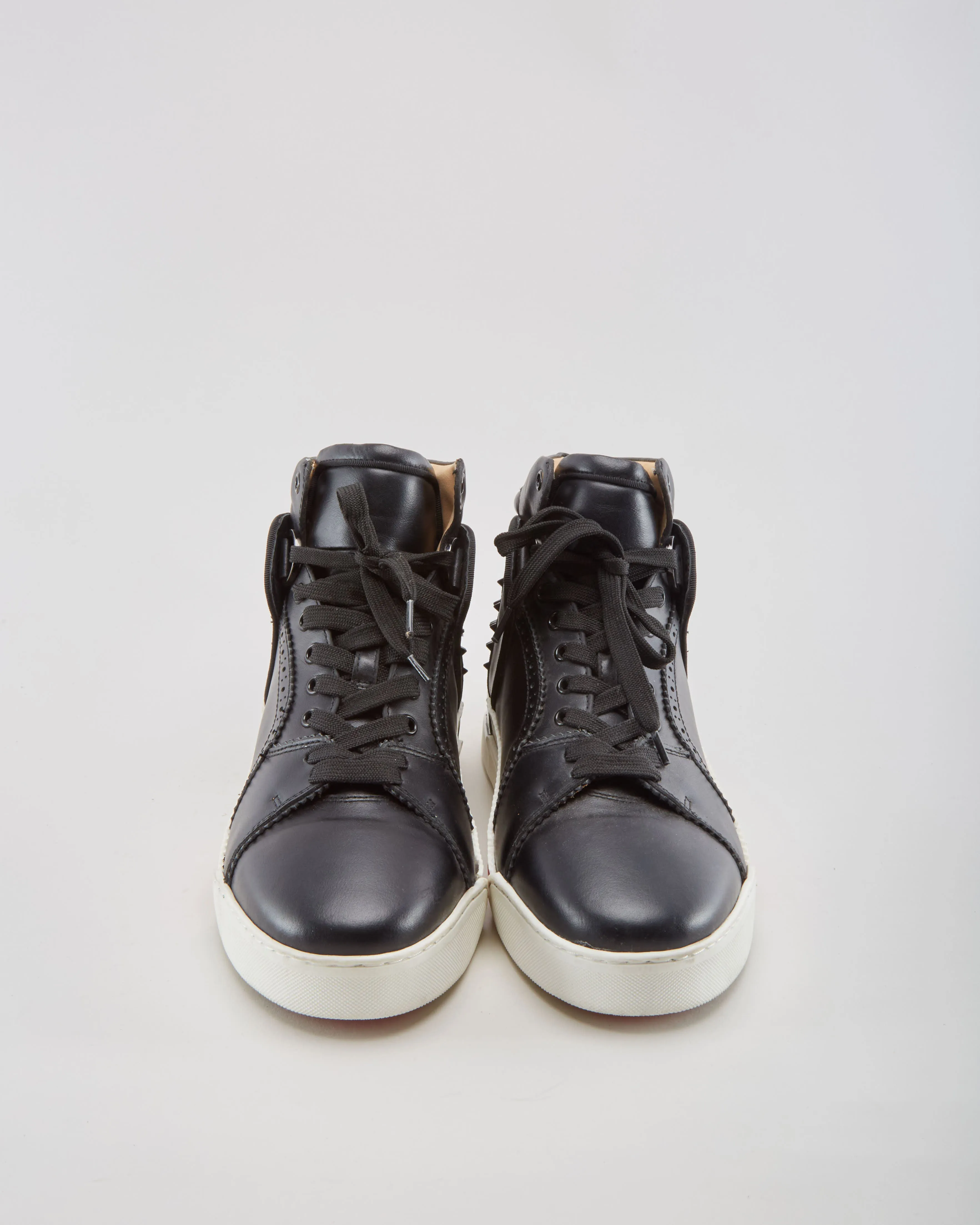 Christian Louboutin Black Leather Shoes - Mens UK 9