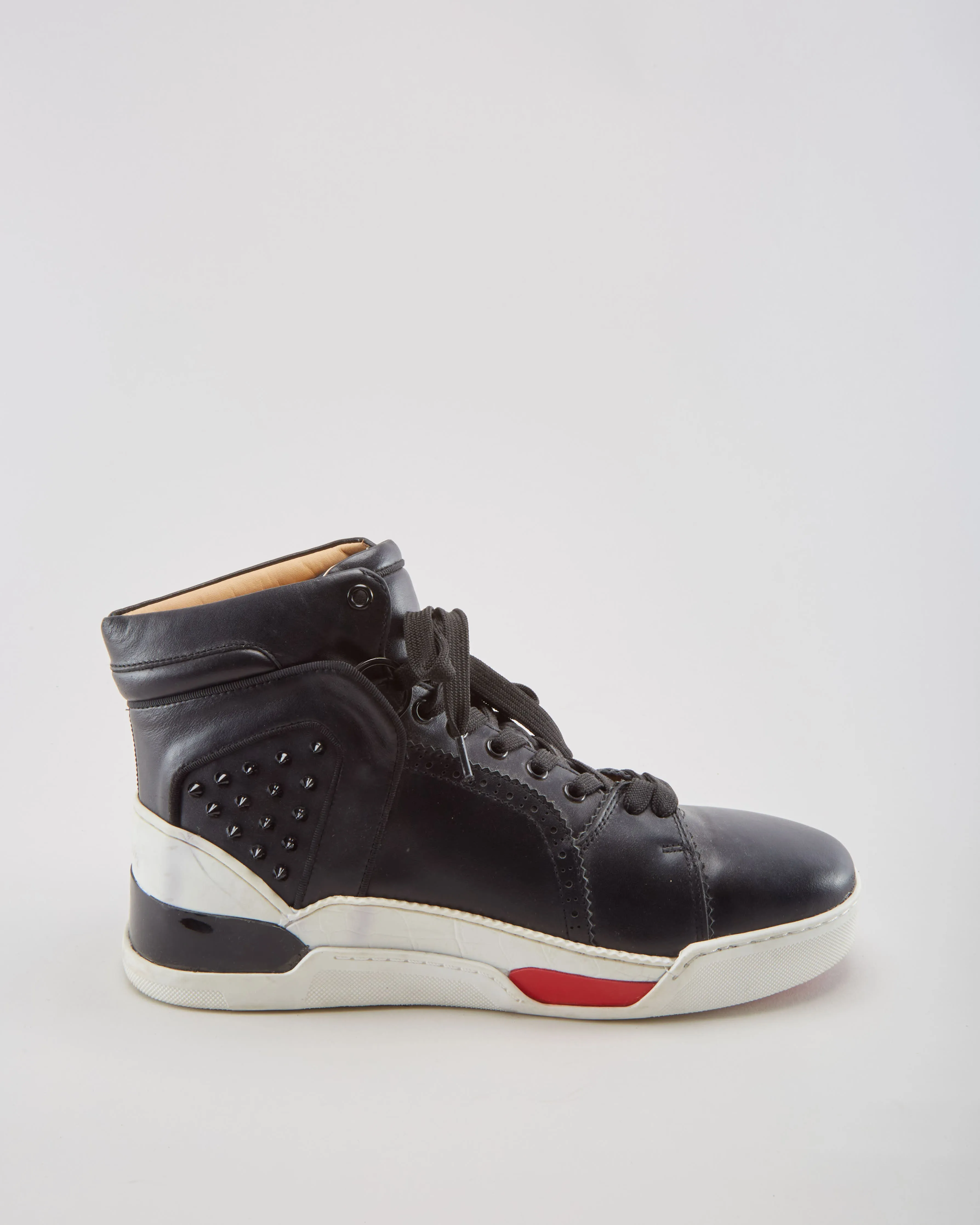 Christian Louboutin Black Leather Shoes - Mens UK 9