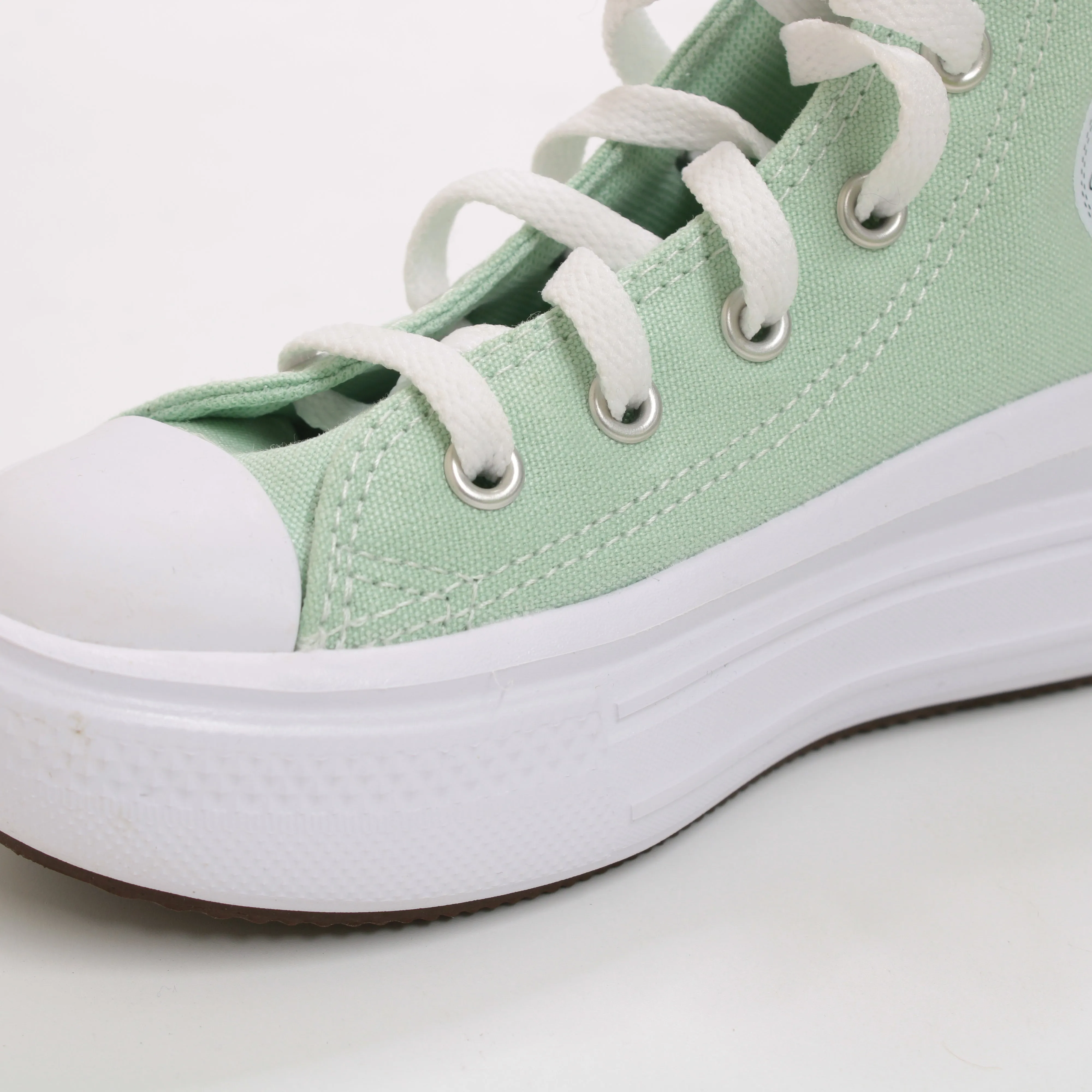 Converse All Star Move Youth Trainers Sticky Aloe White Black - UK Size 11.5 Youth