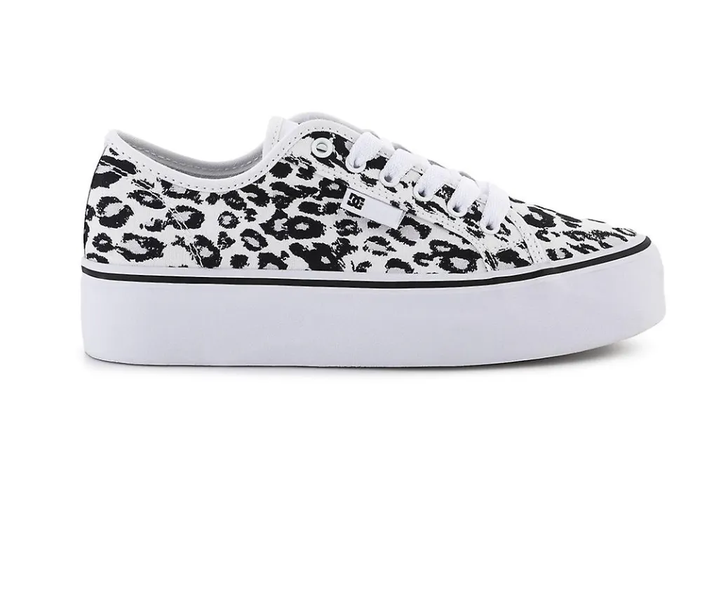 Dc Manual Platform Cheetah Print Trainers