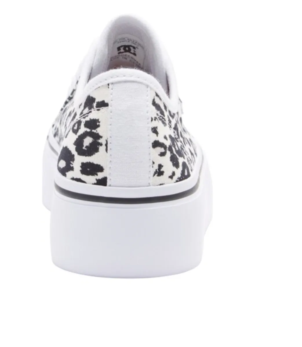 Dc Manual Platform Cheetah Print Trainers
