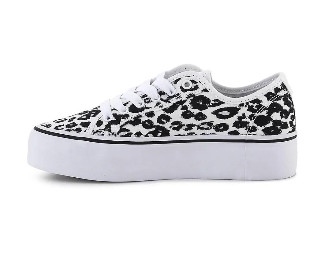 Dc Manual Platform Cheetah Print Trainers