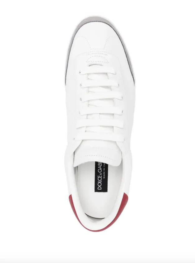 Dolce & Gabbana stripe-detailing leather sneakers