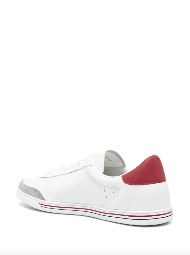 Dolce & Gabbana stripe-detailing leather sneakers