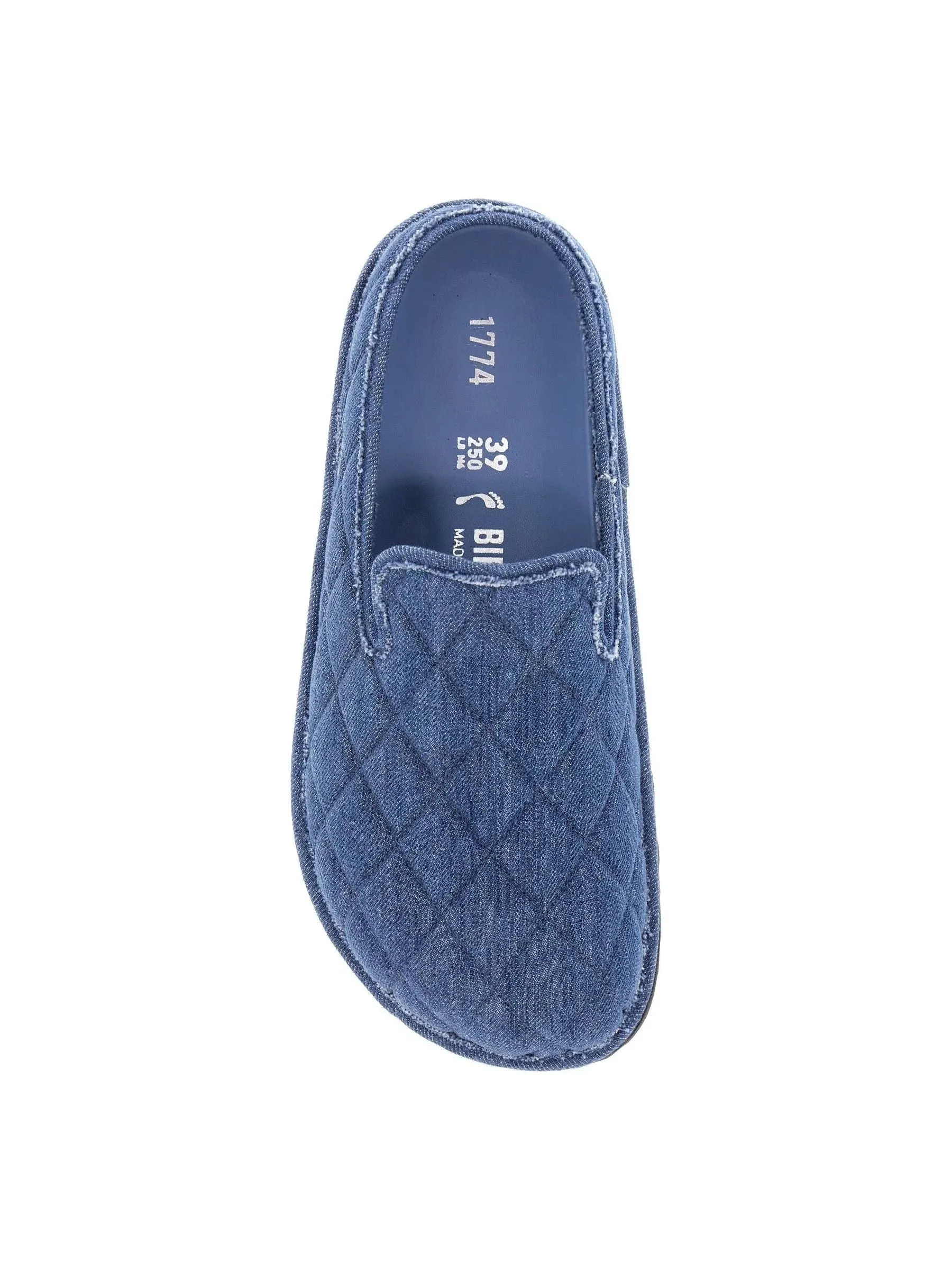 Eliscu Quilted Denim Mules
