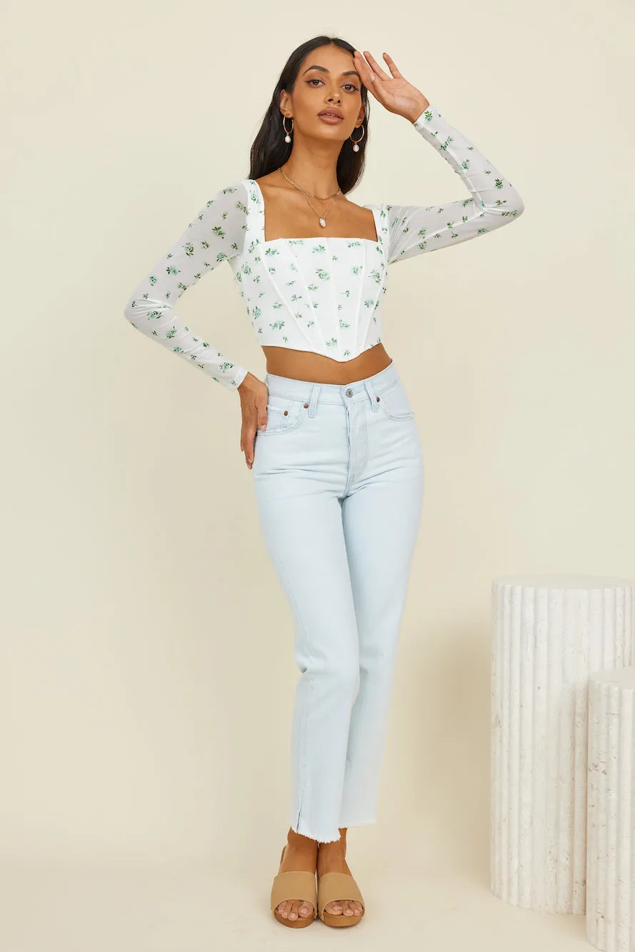 Embracing Me Crop Top Green