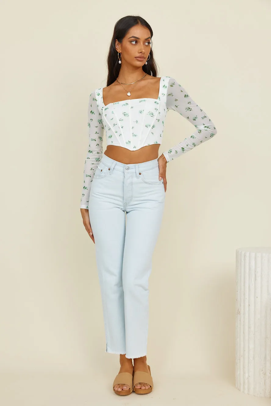 Embracing Me Crop Top Green