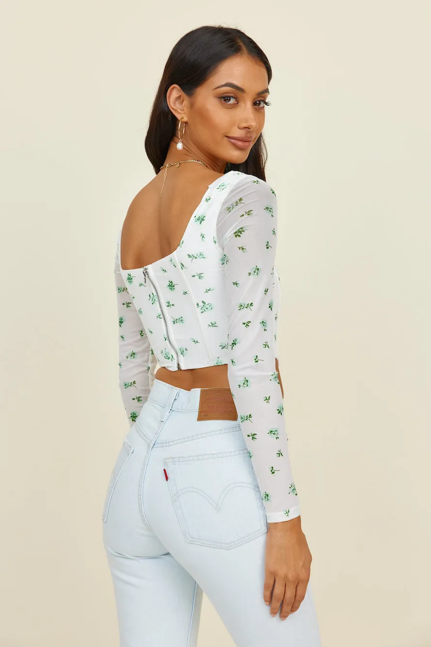 Embracing Me Crop Top Green