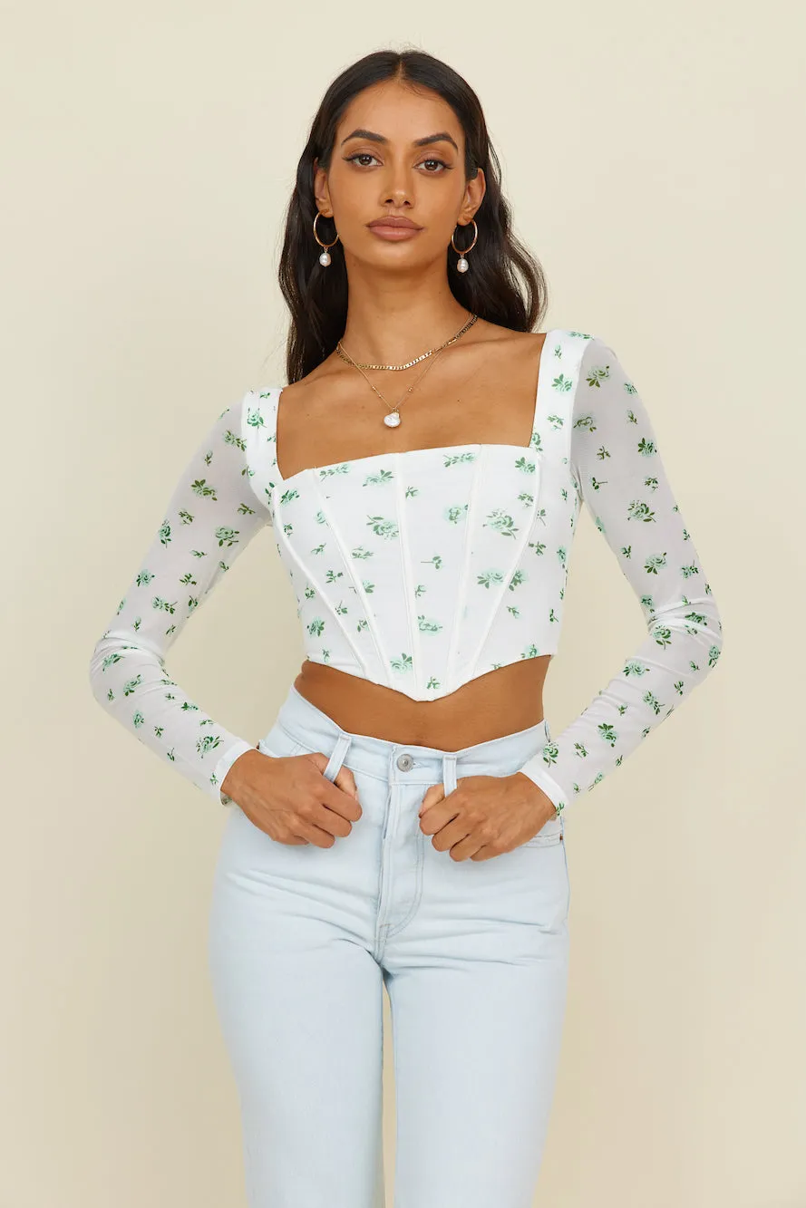 Embracing Me Crop Top Green