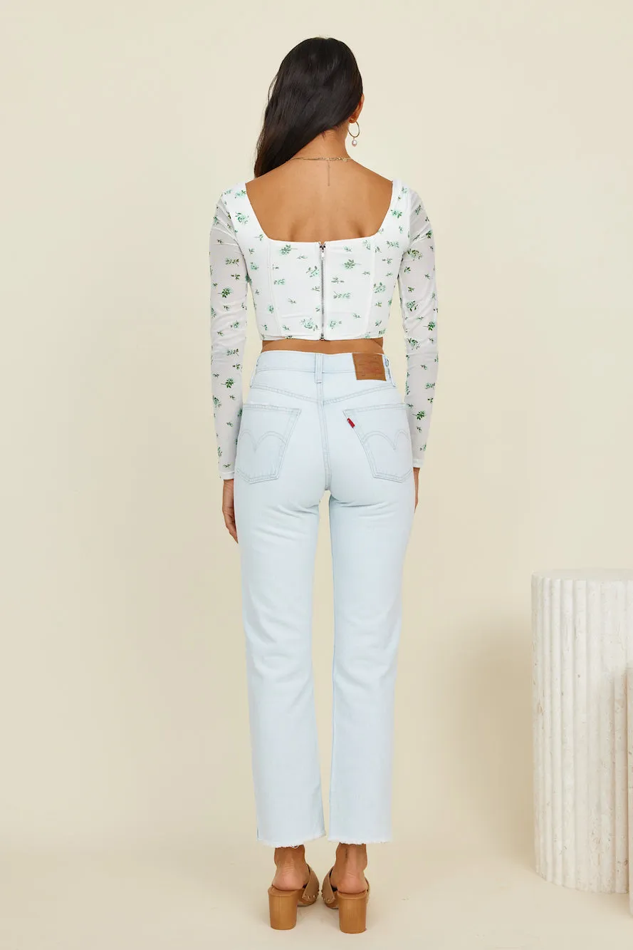 Embracing Me Crop Top Green