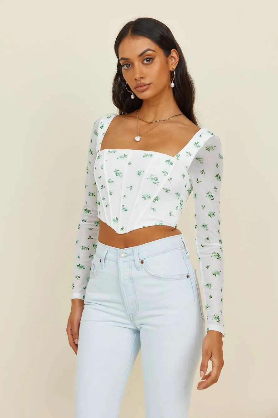 Embracing Me Crop Top Green