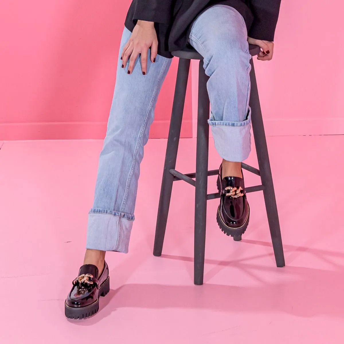 EXE PB 6252-H83 Buckle Shoe