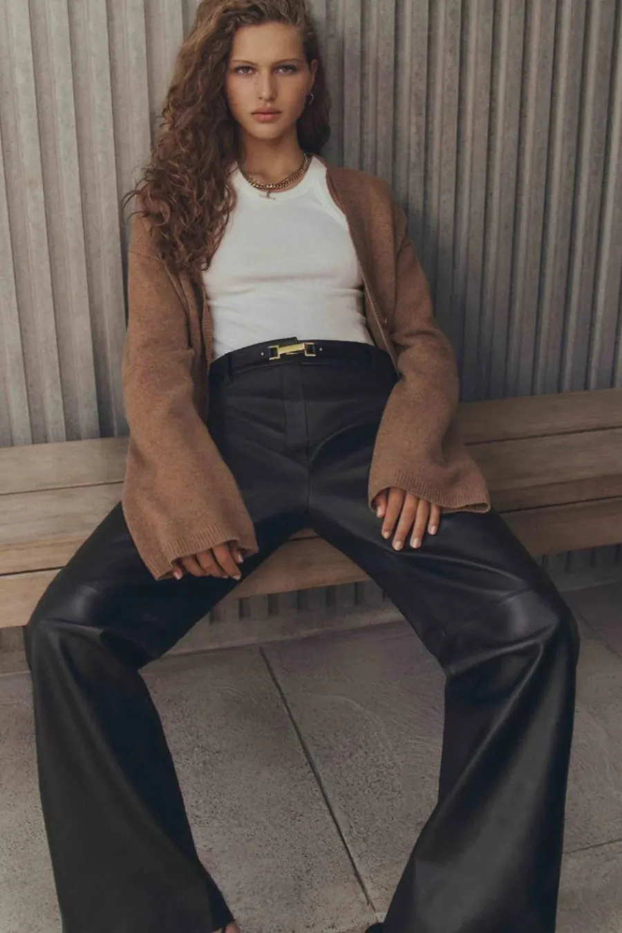 Ferrari Leather Trouser Black