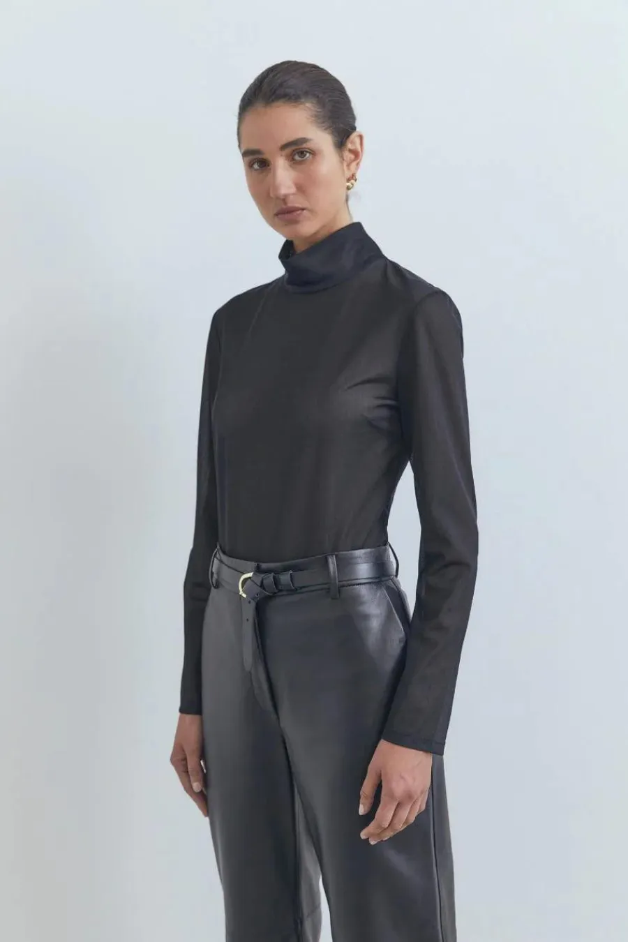 Ferrari Leather Trouser Black