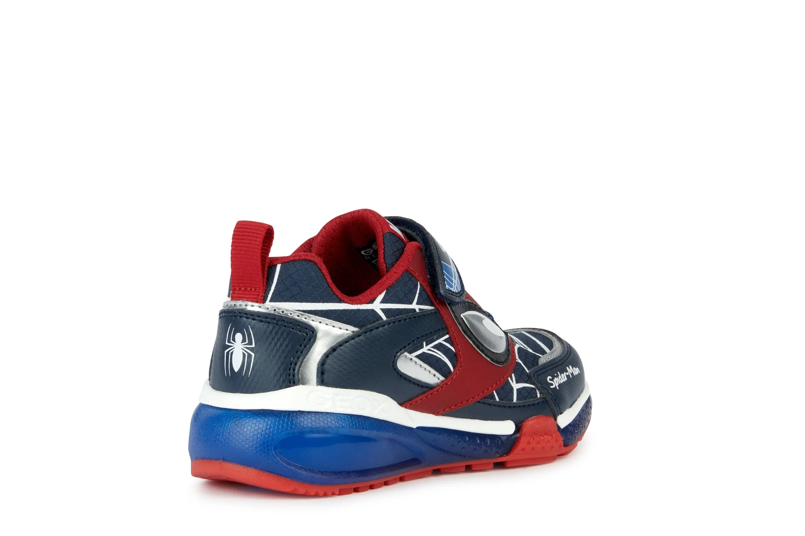 Geox Kids Trainers | Bayonyc Spiderman | Navy & Red