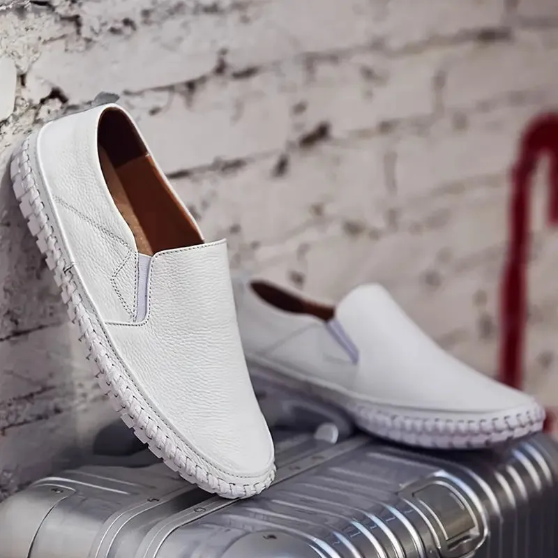 Instapper Slip-On schoenen Ademend Microfiber, Slipvrije Rubberen Zool