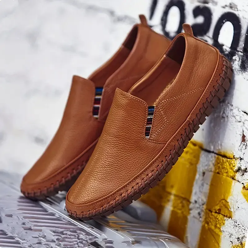Instapper Slip-On schoenen Ademend Microfiber, Slipvrije Rubberen Zool