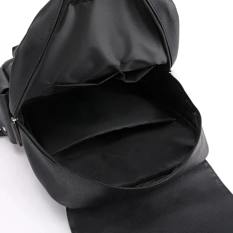 Leather Men's Backpack Balestrine