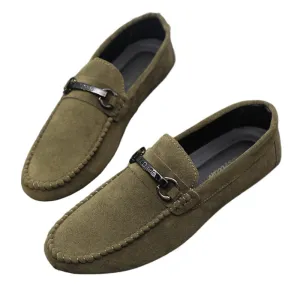 Light men's shoes Men's loafers Doudou shoes Men's boys Driving formal clothes Wedding groom Trend thick bottom Go to work Non-slip