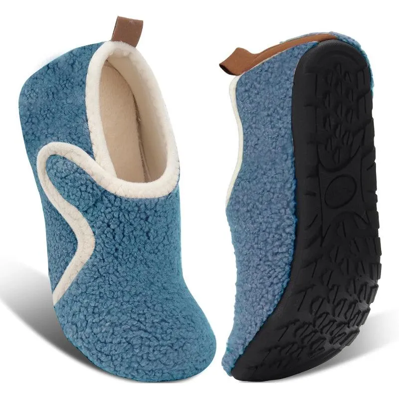 Lightweight Fleece Lined Slippers – Cozy Comfort with Secure Traction
