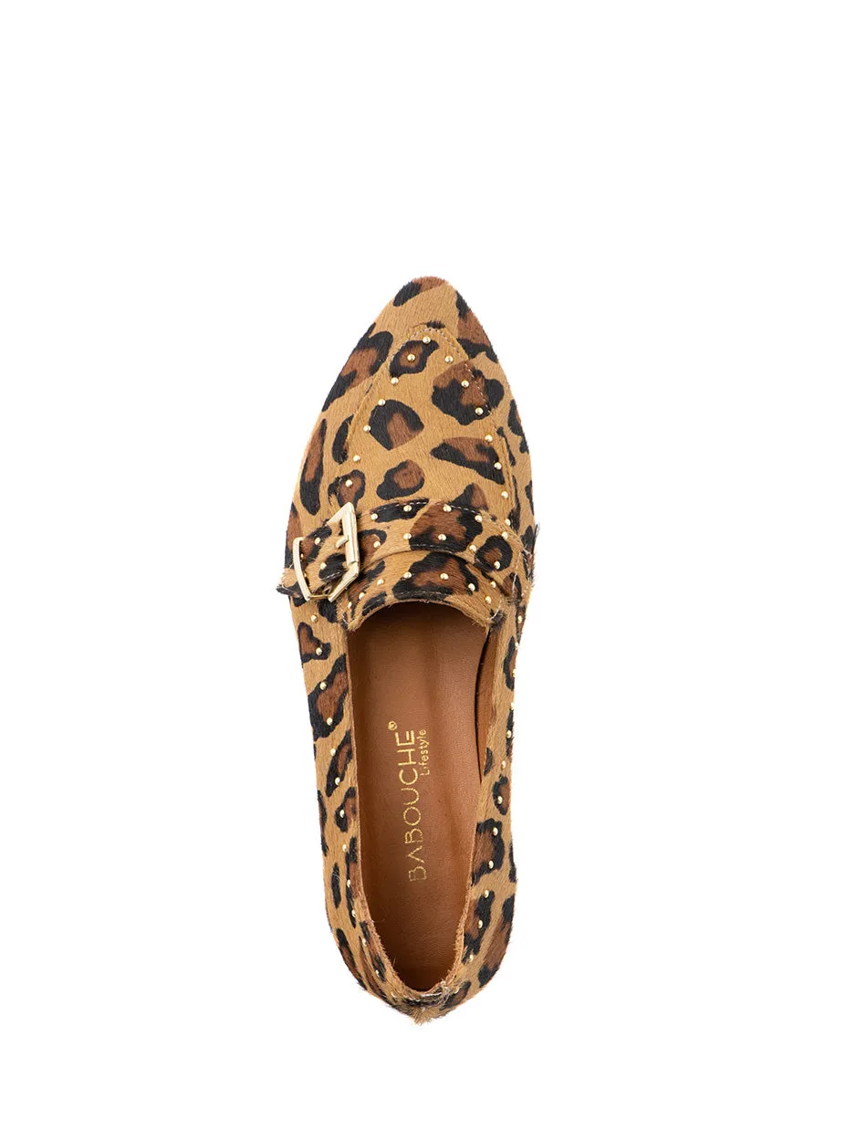 Luna | Loafer Leopard Camel