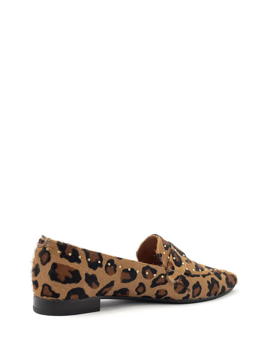 Luna | Loafer Leopard Camel