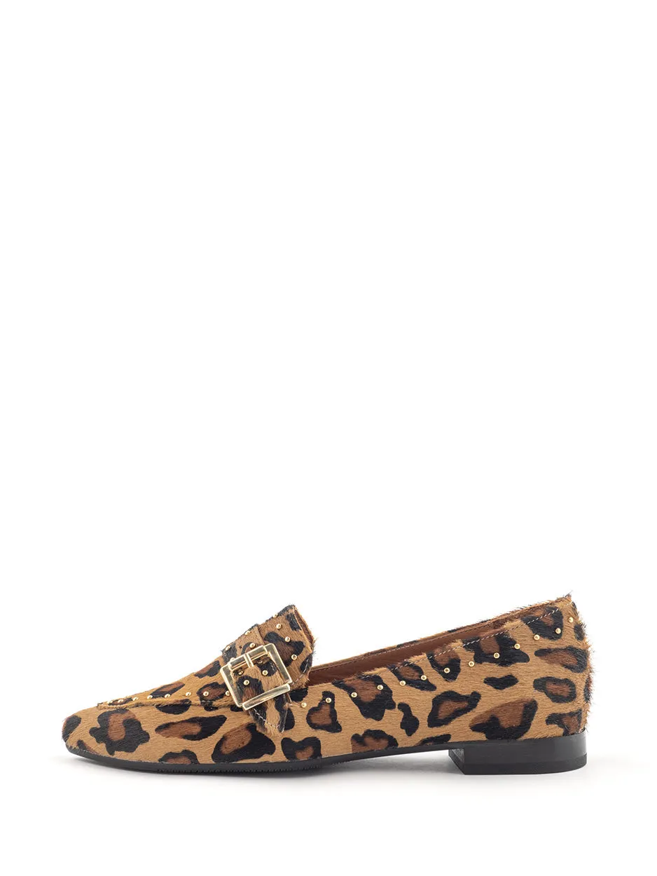 Luna | Loafer Leopard Camel