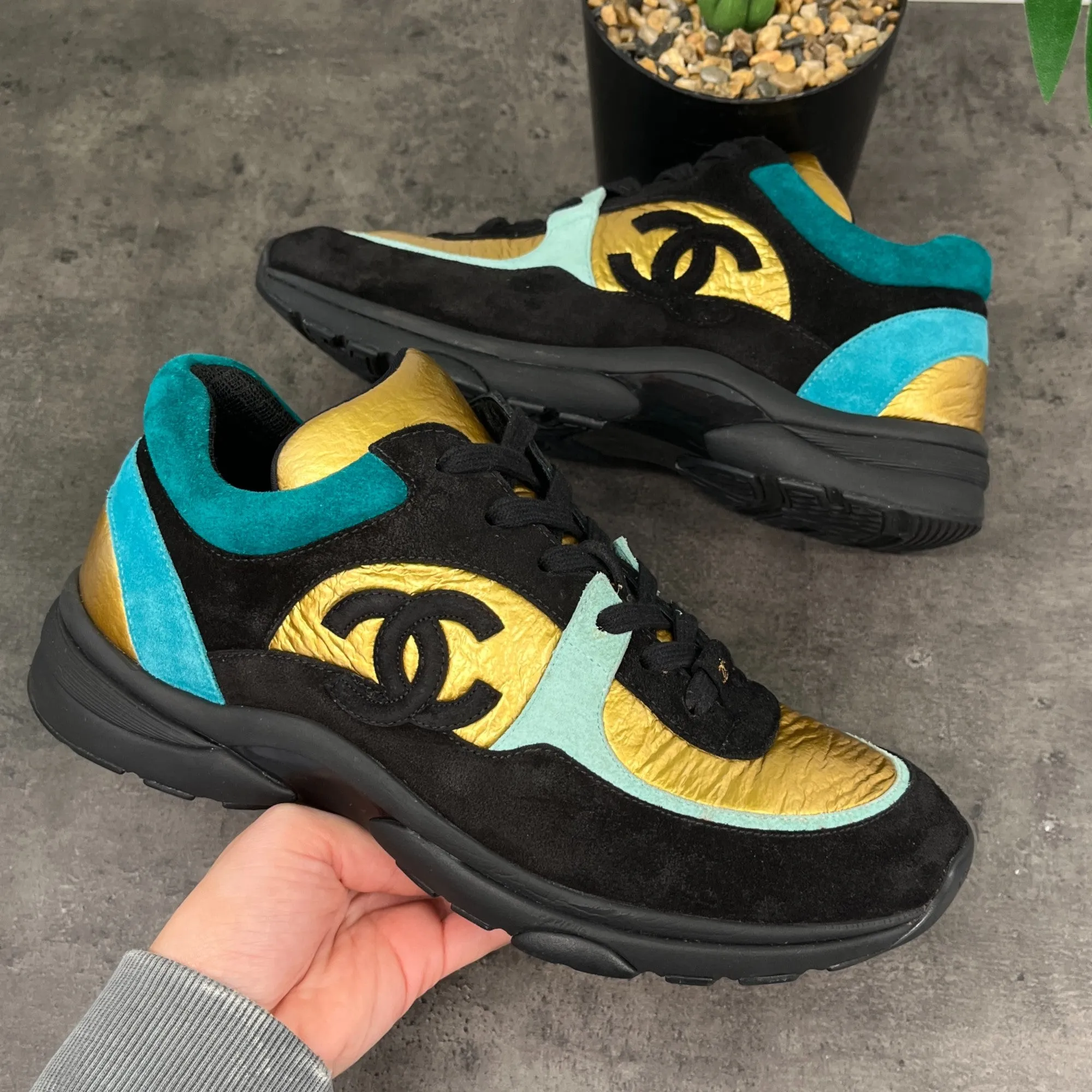 Men's Cc Runner Low Trainers Black Size EU 41 / UK 7