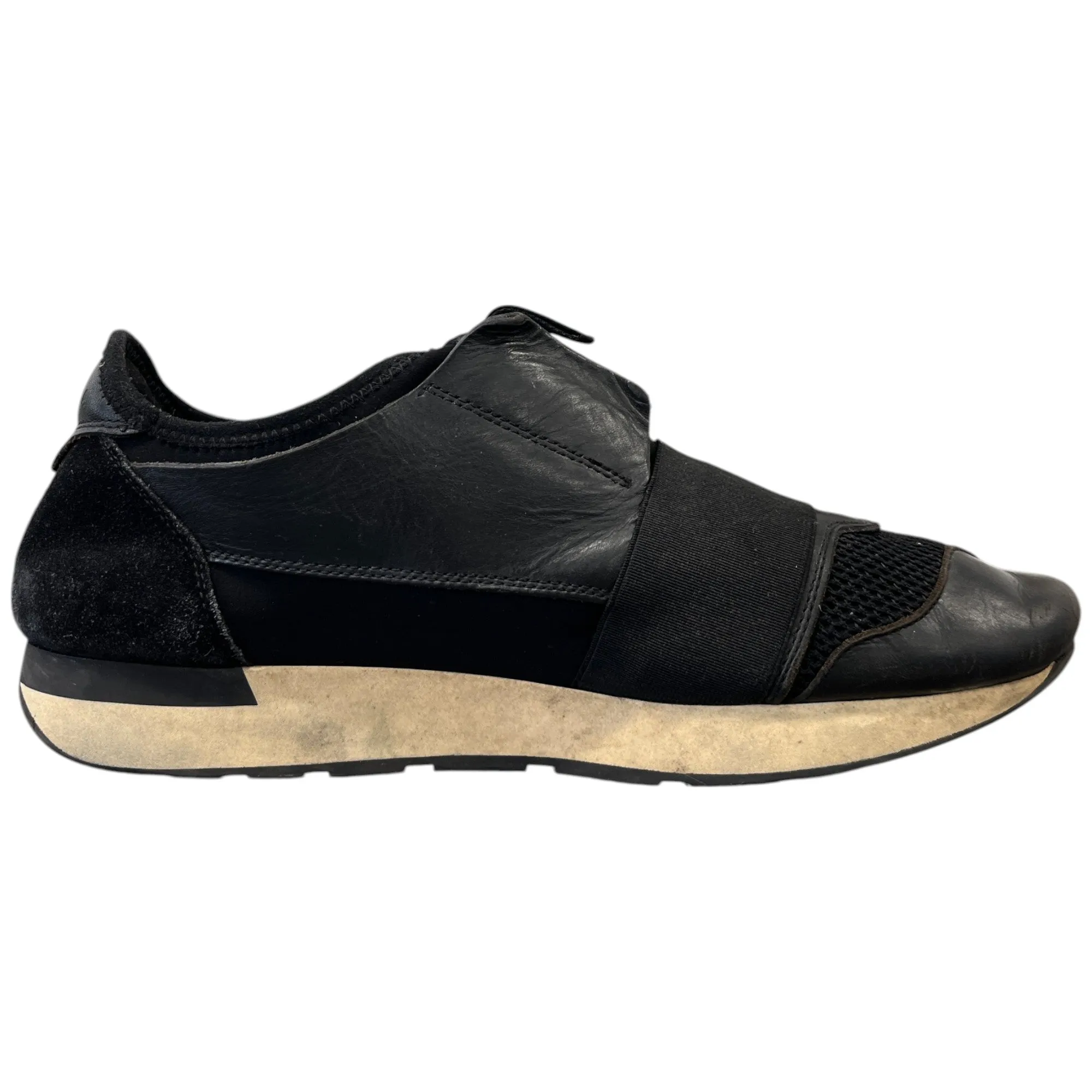 Men's Race Runner Low Trainers Black Size EU 41 / UK 7